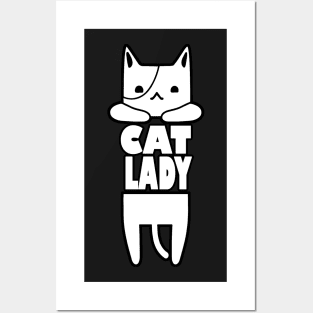 Crazy Cat lady, Funny shirt for mom, girlfriend, sister, cat lovers. Posters and Art